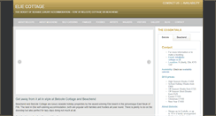 Desktop Screenshot of elie-cottage.co.uk