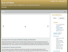 Tablet Screenshot of elie-cottage.co.uk